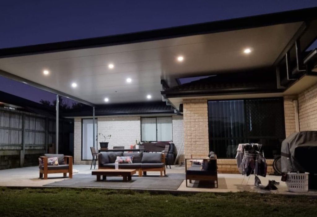 patio lighting pergola downlights electrician kalms electrical