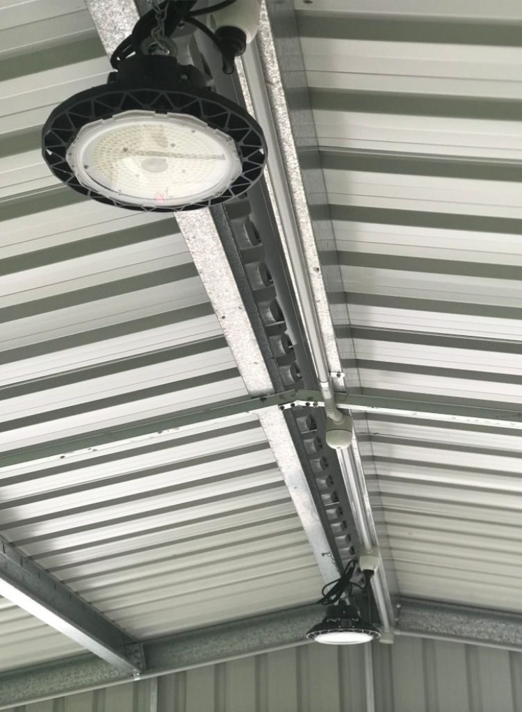 sheds carport lighting power electrician kalms electrical