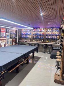 custom LED strip lighting rocksberg pool room bar kalms electrical