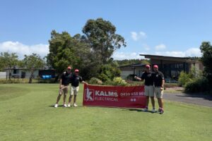 Kalms Electrical Sponsors Tee Off For Breast Cancer Golf Day 2025 pacific harbour golf club